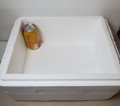 DuraTherm Styrofoam Shipping Box Insulated Cooler 13.25×10.25×8 in 16x13x11″ out