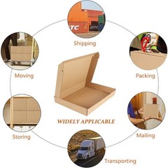 25-Pack Corrugated Mailers, 15.8 x 11.8 x 2 inches | Brown Shipping Box