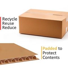 Heavy-Duty Moving & Shipping Boxes | Corrugated Cardboard Storage Boxes