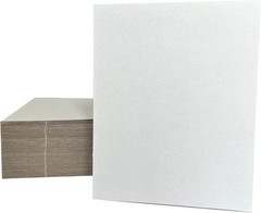 50 PCS White 6×9 Inch Corrugated Cardboard Sheets Divider Inserts Bulk Flat