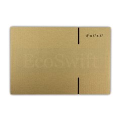 1-200 8x4x4 “EcoSwift” Cardboard Packing Mailing Shipping Corrugated Box Cartons
