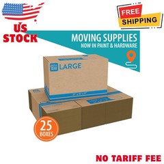 (25 pack) Large Moving Boxes, 27L x 15W x 17H, Kraft