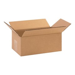 Corrugated Cardboard Box 10x6x4 Inch Shipping Mailing Small Moving Pack of 2