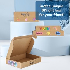 50 Pack 4x4x2 Small Shipping Boxes – Brown Corrugated Cardboard Mailer Boxes …