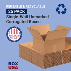 Brand New Shipping Box 12x12x6 Kraft Brown