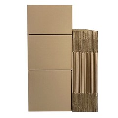 UOFFICE Multi-Depth Corrugated Boxes 8″ x 8″ x 8″ Bundle 25 Cube Boxes