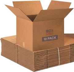 BOX USA Moving Boxes Medium 18″L x 14″W x 12″H 10-Pack |18x14x12