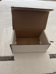 Mailer Boxes Small White 50 Pk Corrugated Cardboard Boxes. Brand New sealed