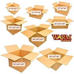 12″x12″x12″ Corrugated Shipping Boxes Cardboard Paper Boxes Shipping Box (25 Ct)