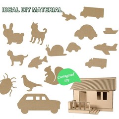 50 Pack Brown Corrugated Cardboard Sheets 8″L x 10″W, Flat Kraft Sheet for DI…