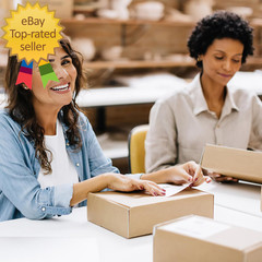 6X4X1 Inch Shipping Boxes Bulk 50 Pack Brown Tab Lock Tuck Top for Mail