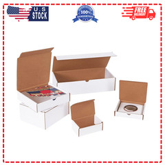 White Literature Corrugated Cardboard Mailing Boxes, 9″ x 7 1/2″ x 3″, Pack o…