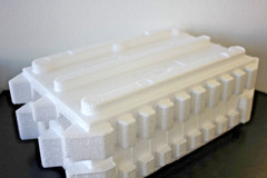 3.5″ Hard Drive 20-Slot Shipping Foam Inserts | PE Polyethylene HDD Packing Box