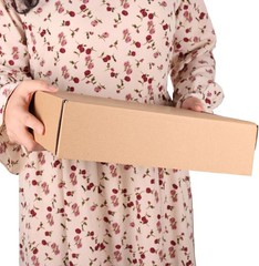 6 Pack Brown Shipping & Gift Boxes, 12x9x3 Inch Kraft Cardboard Mailers for S…