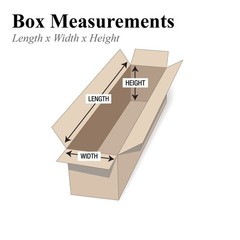 PARTNERS BRAND 14 x 6 x 4 Corrugated Cardboard Boxes, Long 14L x 6W x 4H, Pack o