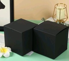 Black Shipping Boxes 5x5x5″ Corrugated Packaging Box 50pcs NEW