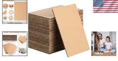 Durable 50 Count Flat Cardboard Inserts: Perfect for Art Projects & Shipping