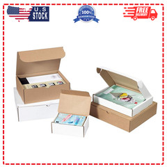 White Literature Corrugated Cardboard Mailing Boxes, 9″ x 7 1/2″ x 3″, Pack o…