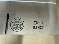 25 8x6x5 Cardboard Paper Boxes Mailing Packing Shipping Box Corrugated Carton