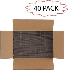 40 Pack Corrugated Cardboard Boxes 6x4x3 – Ideal for Gift and Mailing Needs