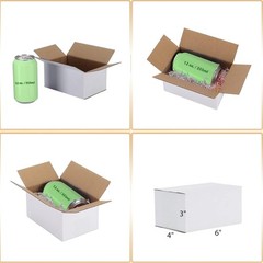 40 Pack Corrugated Cardboard Boxes 6x4x3 – Ideal for Gift and Mailing Needs