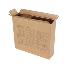 Brown Cardboard Shipping Boxes 4x4x2 Inch 50 Pack Tuck Top for Small Business