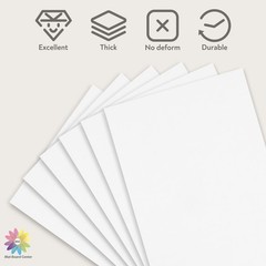 Mat Board Center, 50 Pack 9×12 Corrugated Cardboard Sheets, 1/16 inch thick, …