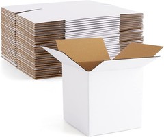 Versatile 25 Pack of 4x4x4″ Cardboard Shipping Boxes for Delicate Items