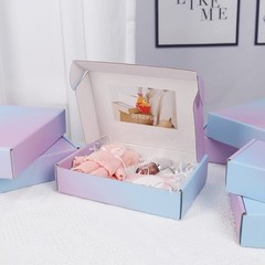 Paquete De 30 Cajas De Envio Moradas 9X6x2 Pulg Reciclables Y Resistentes