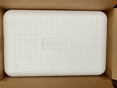 KoolTemp Large Insulated Shipping Box Styrofoam Cooler + Gel Packs Cold 22x14x15
