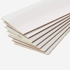 10x7x5 Inches White Shipping Boxes Set of 25
