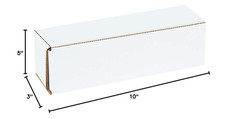 10 X 5 X 3″ White Corrugated Mailers