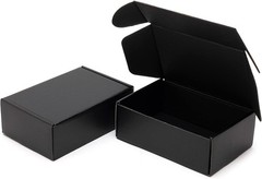 Versatile 25-Pack Lightweight Black Mailer Boxes – Perfect for Gifts & Crafts