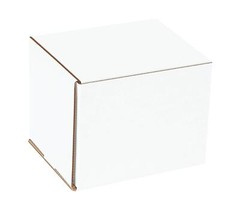 White Corrugated Cardboard Mailing Boxes, 6 1/2 x 4 7/8 x 3 3/4 Inches, Pack …