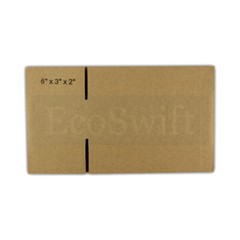 40 6x3x2 EcoSwift Cardboard Packing Moving Shipping Boxes Corrugated Box Cartons