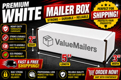 5x3x2 5x3x3 White Corrugated Shipping Mailers Packing Box Boxes 50 100 To 1000