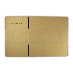 20 10x6x4 EcoSwift Cardboard Packing Moving Shipping Boxes Corrugated Box Carton