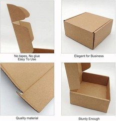 6 X 6 X 2 Inches Small Shipping Boxes 50 Pack Corrugated Cardboard Packaging Bus