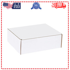 White Literature Corrugated Cardboard Mailing Boxes, 9″ x 7 1/2″ x 3″, Pack o…