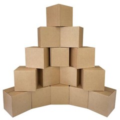 UOFFICE Heavy Duty Corrugated Cube Boxes 14x14x14″ – 275lb. 15 Pack