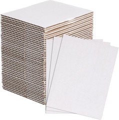 50 Pack Corrugated Cardboard Sheets Flat Hard Cardboard Inserts Back to Schoo…