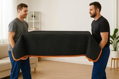 Thick Moving Blankets Heavy Duty 1 Pack 80”x72 Protecting Movers Blanket wit…