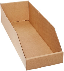 Box USA Storage Bins Medium 6″L X 18″W X 4 1/2″H 50-Pack – Corrugated Cardboard