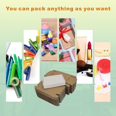 50 Pack 6x4x1 Inch White Corrugated Shipping Boxes, Cardboard Literature Mailers