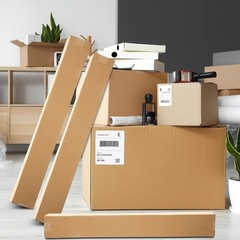 10 Pcs 6 x 6 x 48 Inch Golf Club Shipping Boxes 6L x 6W x 48H Tall Corrugated…