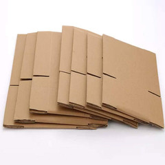 Shipping Boxes Mailers 8X6X4 Inches Corrugated Cardboard Small Packing Kraft Mo