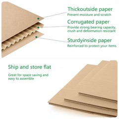 9x7x5 Corrugated Box, Small 12/24-Pack | Shipping, Packaging, Handling, Storage