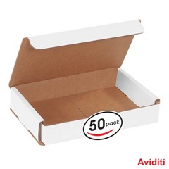 Aviditi Shipping Boxes Small 6″L x 4″W x 1″H, 50-Pack | Corrugated Cardboard …