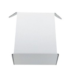 6x6x2 inch Small White Mailers Boxes Recyclable Corrugated Shipping 10 PCS