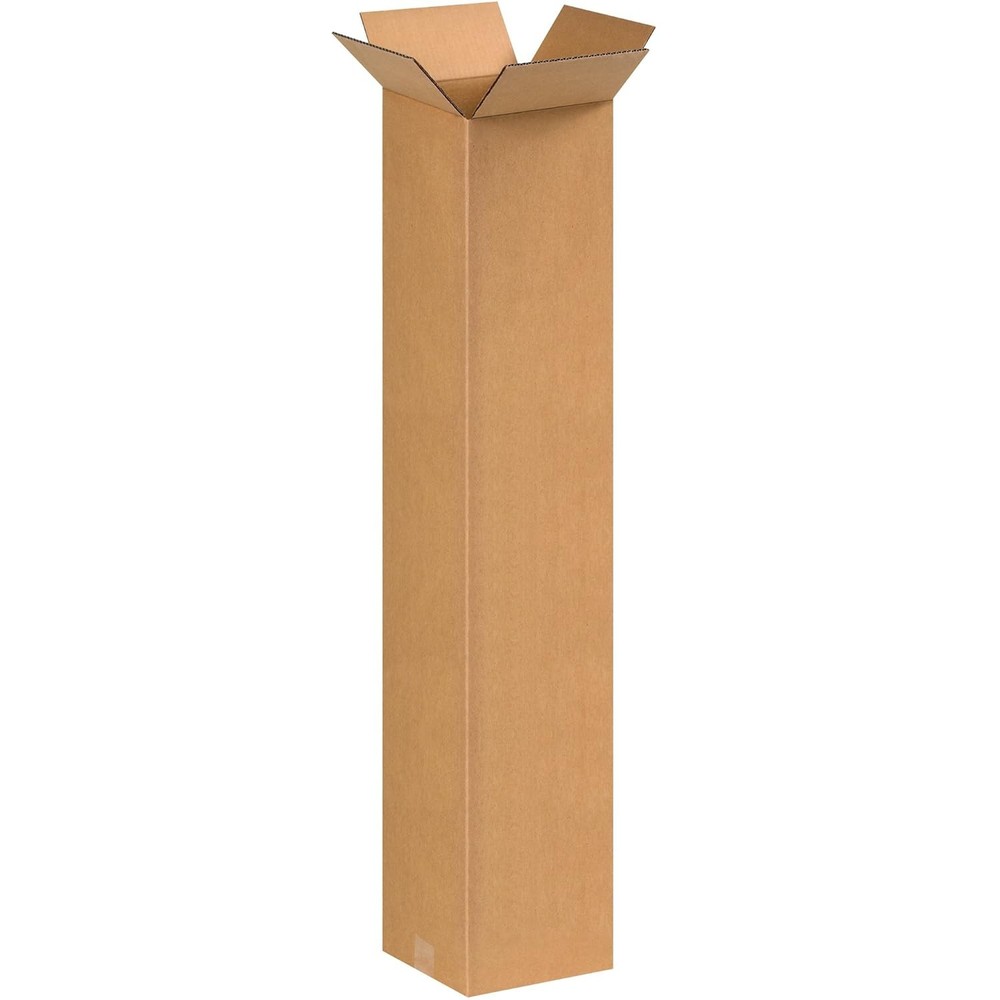TAPE LOGIC 8x8x40 Tall Corrugated Boxes, Tall, 8L x 8W x 8″ x x 40″, Kraft